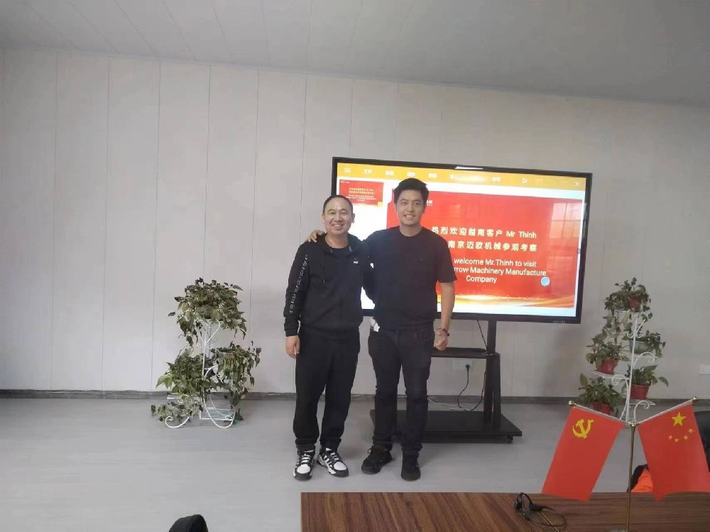 越南、印度客戶來我司參觀考察